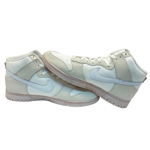 Nike Men's Dunk High Retro PRM “Cracked Leather Swoosh” Casual Sneakers Size 13M - Picture 6 of 8